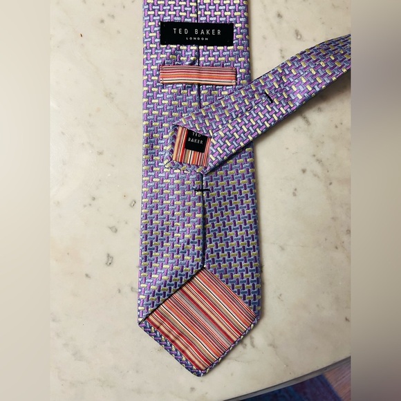Ted Baker Fun Colors silk tie - Picture 3 of 4